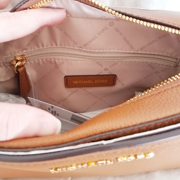 Michael Kors Brown Leather Crossbody - Picture 4 of 11